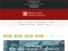 Tablet Screenshot of illinoislaborhistory.org